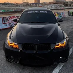 Alternative view of BMW E90 LCI GTS STYLE HOOD - METAL