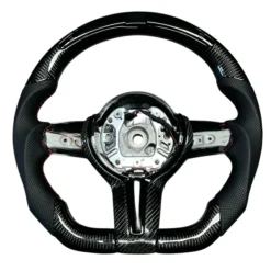 BMW F SERIES V1 CARBON FIBER STEERING WHEEL WITH LED SCREEN - F3X / F8X